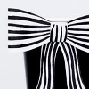Meri Meri Black & White Stripy Bow Cups (Pack of 8) - 3 of 4