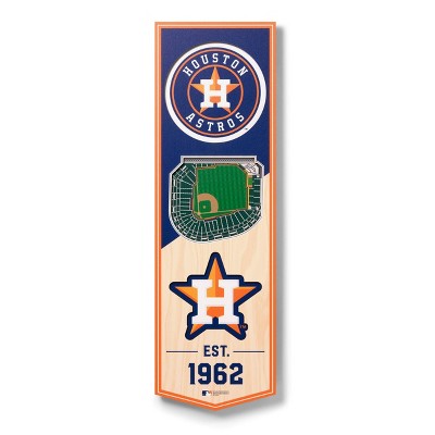 MLB Houston Astros 6"x19" Stadium 3D View Banner