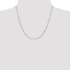 Black Bow Jewelry 0.95mm, 14k Yellow Gold, Diamond Cut Cable Chain Necklace - 2 of 4