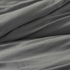 Cotton Linen Garment Washed 3 Piece Duvet Cover Set by Blue Nile Mills - 3 of 4