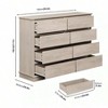 Nasitip 8 Drawer Dresser for Bedroom, Wide Wooden Chest of Drawers with Wide Top for Closet - 3 of 4