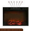 Cambridge CAM3437-1TEK Sienna Fireplace Mantel with Electronic Fireplace Insert Teak - image 3 of 4