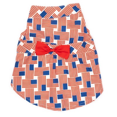 The Worthy Dog Patchwork Flag Adjustable Pet Dress