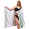 American Soft Linen 4 Piece Turkish Peshtemal Beach Towel Set, Light Weight Peshtemal Beach Pool Towels - 3 of 4