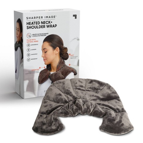 Sharper Image Heated Neck And Shoulder Massager Wrap : Target