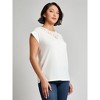 Jones New York Plus Dolman Top With Inset Lace - 2 of 3