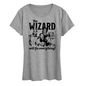 Women's - Wizard of Oz - The Wizard Will Fix Everything Short Sleeve Graphic T-Shirt - 1 of 4