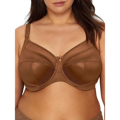 Goddess Women's Keira Satin Side Support Bra - 6090 38g Cinnamon