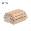 Unique Bargains Arts Garden Christmas Decoration Round Natural Wood Sticks 20 Pcs - 3 of 4