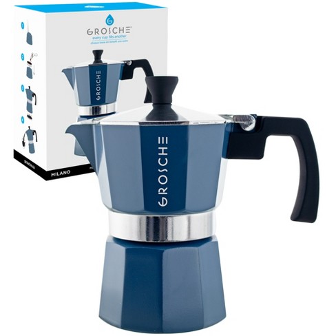 Grosche Milano Stovetop Espresso Maker Moka Pot 3 Espresso Cup