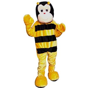 Dress Up America Bumble Bee Mascot Costume for Adults - One Size Fits Most - 1 of 3