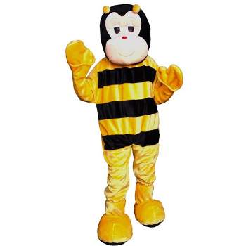 Dress Up America Bumble Bee Mascot Costume for Adults - One Size Fits Most