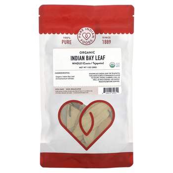 Pure Indian Foods Organic Indian Bay Leaf, Whole , 1 oz (28 g)