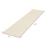 Resenkos 2 Pcs Pergola Replacement Canopy, UV Protection Pergola Shade Cover, Easy to Install, for 10 x 11.8ft Pergola, Khaki - 2 of 4