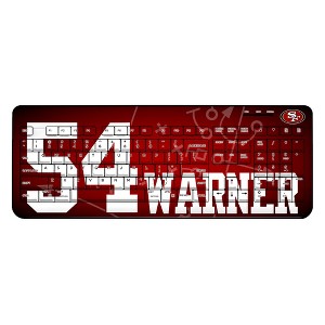 NFL San Francisco 49ers Players Game Tactic Wireless USB Keyboard - 1 of 4