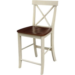 International Concepts X-Back Counter Height Stool - 24" Seat Height - 1 of 1
