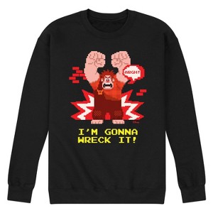 Men's - Disney - I'm Gonna Wreck It Graphic Fleece Sweatshirt - 1 of 4