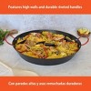 IMUSA 10" Coated Nonstick Paella Pan with Red Handles: Carbon Steel Cookware, Hand Wash, Gas & Electric Compatible - 4 of 4