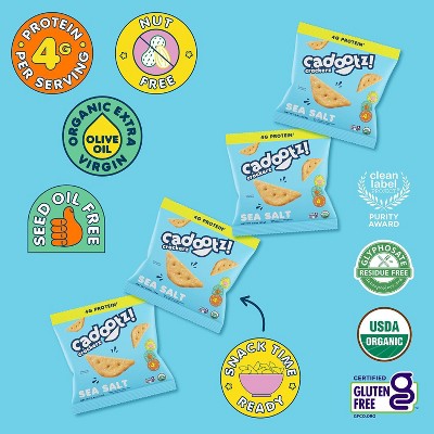 cadootz Sea Salt Crackers Multipack - 6.5oz/8ct