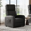 PU Leather Recliner Chair for Adults - Ergonomic adjustable with side pocket, tall back & wide arms for living room & home theater. - 2 of 4