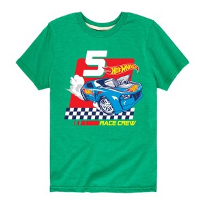 Boys' - Hot Wheels - Race Crew 5 Years Short Sleeve Graphic T-Shirt - 1 of 3