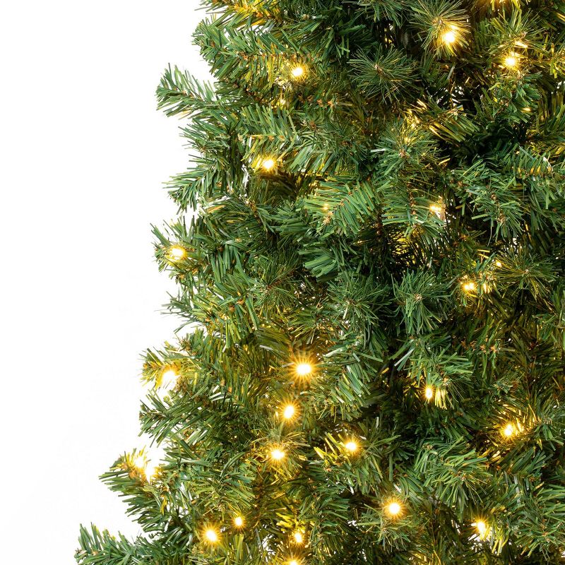 National Tree Company First Traditions Pre-Lit LED Linden Spruce Artificial Christmas Tree Warm White Lights, 4 of 5