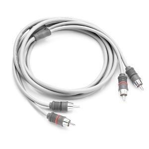 Clarion CMC-GRYAIC2-3 3' 2-Channel Marine Grade  RCA Style Audio Interconnect - 1 of 3