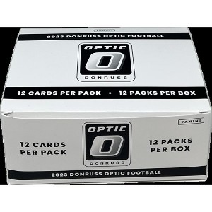 2023 Panini Donruss Optic Football Jumbo Value 12-Pack Box (Green Velocity Parallels) - 1 of 3