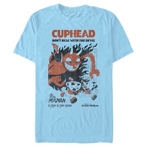 Men's Cuphead Retro Devil Deal T-Shirt - 1 of 4