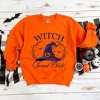 Simply Sage Market Women's Graphic Sweatshirt Witch Social Club Purple Hat - 3 of 4