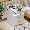 Fredees LED Nightstand with Charging Station, Auto Sensor 3-Color Dimmable Nightstand for Bedroom - 4 of 4