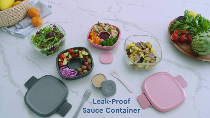 Bentgo Glass Salad Container , 2 of 9, play video