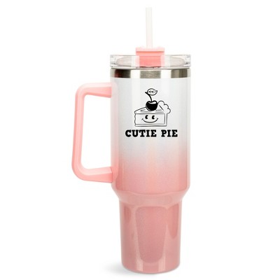 100 North Cutie Pie Cherry Slice Cartoon 40 Oz. Stainless Steel, Large