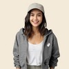 Dalix Heartly Ghost Embroidered Fleece Zip Hoodie Cold Fall Winter Women - image 3 of 4