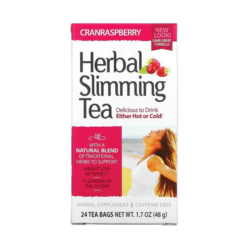 21st Century Slimming Tea CranRaspberry, 1 of 3