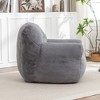 KTMBDW Bean Bag Chair for Adults with Armrests - Oversized Comfy Beanbag Lounge Lazy Floor Sofa Accent Chair for Living Room, Bedroom - 4 of 4