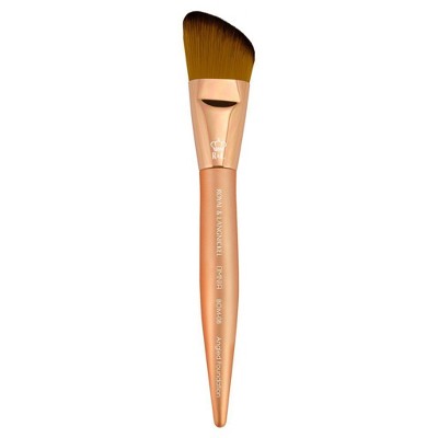 Omnia Brush Rose Gold Angled Foundation Makeup Brush, Bom-08