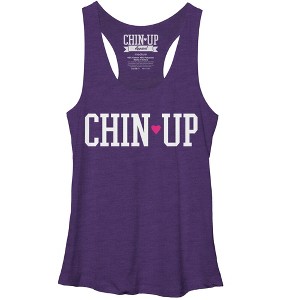 Women's CHIN UP Logo Racerback Tank Top - 1 of 3