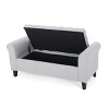 NicBex Modern 50" Storage Bench Wood Accent Stool with Button Tufted and Armrests for Bedroom and Living Room - 4 of 4