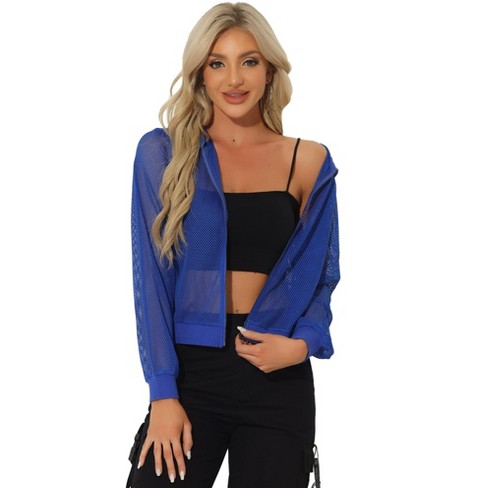 Women's Oversized Bomber Jacket - A New Day™ Blue Xs : Target