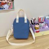 Anna-Kaci Women's Lightweight Multi - Use Canvas Crossbody Bag - Small Casual Travel Shoulder Purse - 3 of 4