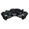 Home Imports Emporium Deluxe Theater-Style Motion Sofa with Adjustable Headrest - 2 of 4