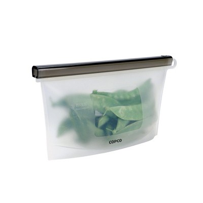 Copco Silicone Food Grade Reusable Storage Bag, Reduce Single-Use Plastic, Air-Tight, Leakproof, Dishwasher-Safe, Eco-Friendly