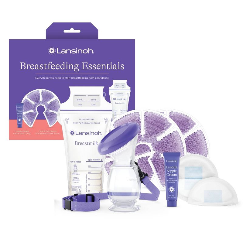 Lansinoh Breastfeeding Essentials Kit for Nursing Moms, 1 of 13