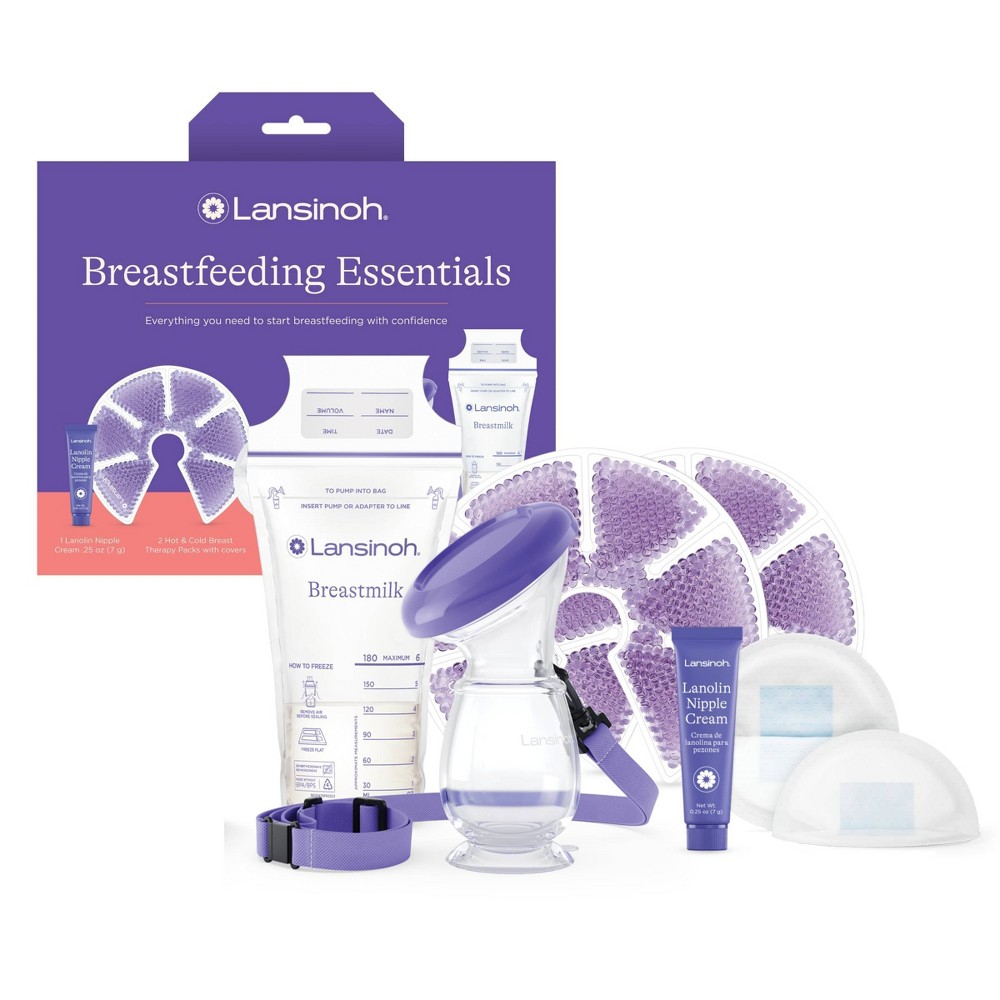 Photos - Breast Pump Lansinoh Breastfeeding Essentials Kit for Nursing Moms 