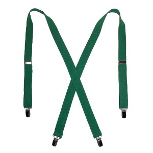 CTM Women's Elastic Clip-End 1 Inch Basic Suspenders - 1 of 4