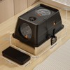 Stainless Steel Cat Litter Box, High Sided Enclosure Litter Box with Lid, Front and Top Door, Large Cat Toilet with Sand Filter Pedal & Litter Scoop - 2 of 4