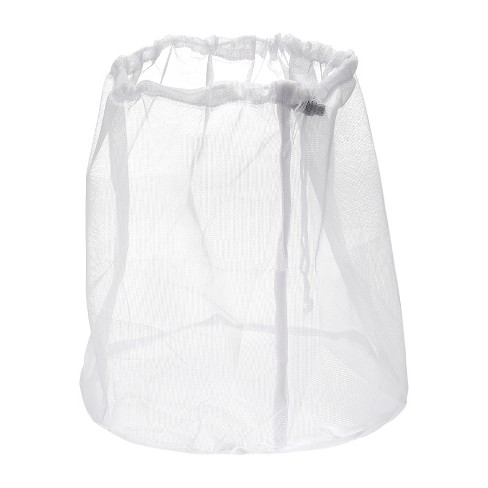 Unique Bargains Fine Net Mesh Laundry Bags With Drawstring For Travel 11.8 x15.7 Target