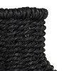 Black Rope & Seagrass Vase - Foreside Home & Garden - 3 of 4