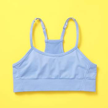 Yellowberry Sugar Seamless Racerback Bra is Double Layered Wire-Free and Pull-Over Design Perfect Comfort & Style for Tween Girls Watermelon